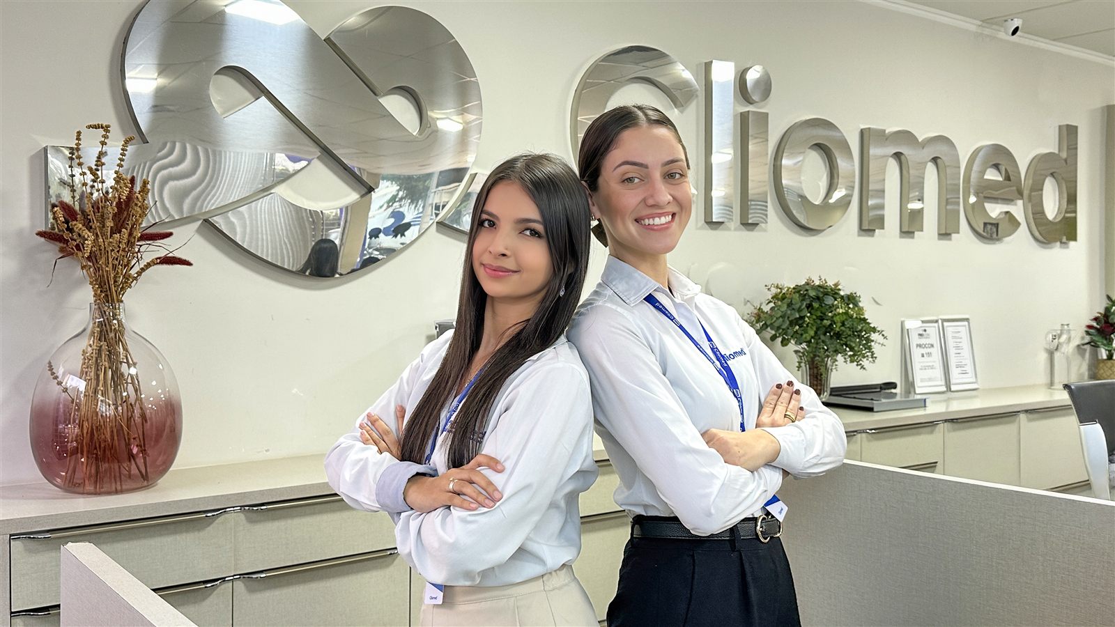 Equipe de credenciamento Cliomed