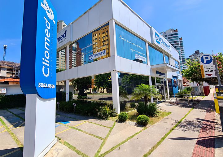 Sede da Cliomed – medicina do trabalho em Santa Catarina
